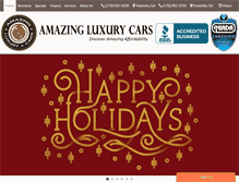 Tablet Screenshot of amazingluxurycars.com